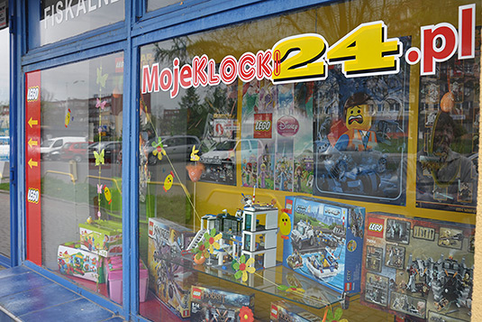 Salon klocków LEGO MojeKlocki24.pl - witryna