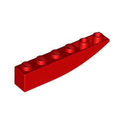 LEGO Part 41748 Left Shell 2x6 W/bow/angle