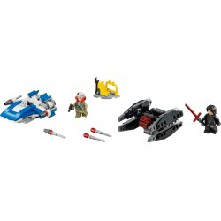 LEGO 75196 A-Wing™ vs. TIE Silencer™ Microfighters