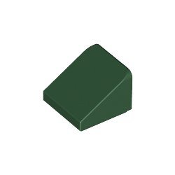 54200 Roof Tile 1x1x2/3, Abs