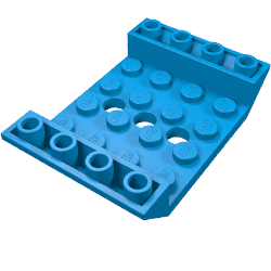 LEGO Part 60219 Inv. Roof Tile 4x6 No Sides
