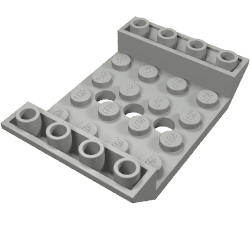 LEGO 60219 Inv. Roof Tile 4x6 No Sides and 3 Holes