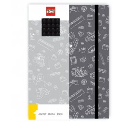 LEGO 51841 Notatnik szary z płytką LEGO