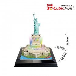 Puzzle 3D Statua Wolności LED