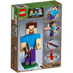 LEGO 21148 Minecraft BigFig - Steve z papugą