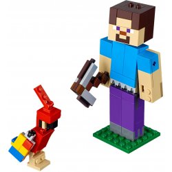 LEGO 21148 Minecraft™ Steve BigFig with Parrot