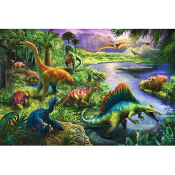 Puzzle 260el. Dinozaury