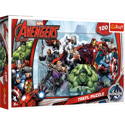 Puzzle 100 el. Avengers: Do Ataku