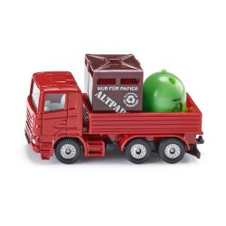 Siku - Ciężarówka z pojemnikami na odpady 0828