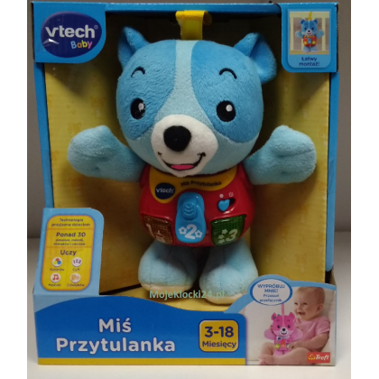 VTech - Miś Przytulanka niebieski 61066