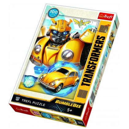Puzzle 100 el. Transformers: Bumblebee transformacja