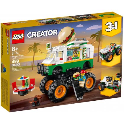 LEGO 31104 Monster Truck z burgerami