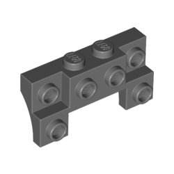 LEGO Part 14520 Brick 1x4x1 2/3 W. V. Knobs