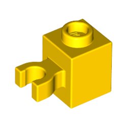 LEGO 60475 Klocek / Brick 1x1 W/holder, H0rizontal