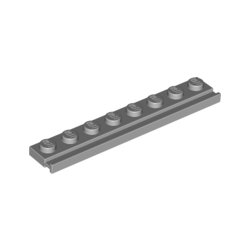 4510 Plate 1x8 With Rail