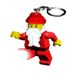 LEGO LGL-KE25 Brelok Latarka Święty Mikołaj