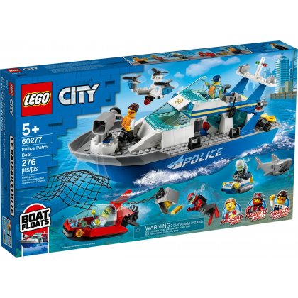 LEGO 60277 Policyjna łódź patrolowa