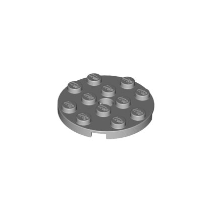 LEGO Part 60474 Plate 4x4 Round W. Snap