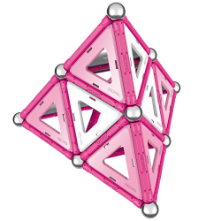 Pink Panels - klocki magnetyczne 68 el. G342
