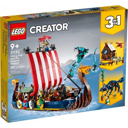 LEGO 31132 Statek wikingów i wąż z Midgardu