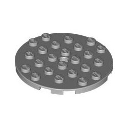 Part 11213 Plate 6x6 Round With Tube Snap