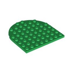 LEGO Part 41948 Plate 8x8, 1/2 Circle