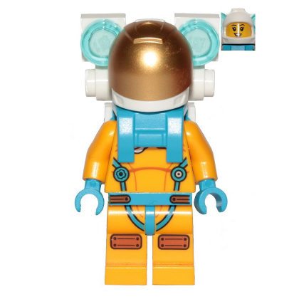 lego minifigurka CTY1436 Lunar Research Astronaut