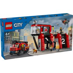 LEGO 60414 Remiza strażacka z wozem strażackim