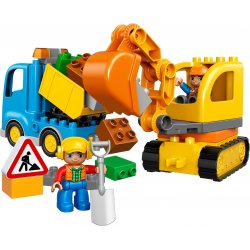LEGO DUPLO 10812 Ciężarówka i koparka gąsienicowa