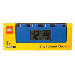 LEGO 9002151 Blue LEGO 8 Stud Brick Alarm Clock