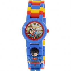 LEGO 8020257 LEGO DC Comics Super Heroes Superman Kids’ Minifigure Link Watch