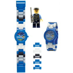 LEGO 8020028 Zegarek na rękę City policja + minifigurka 