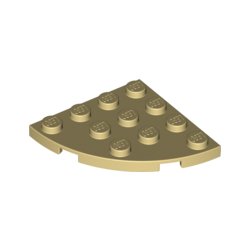 LEGO 30565 Plate 4x4, 1/4 Circle